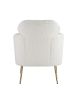 ACME Connock Accent Chair, White Faux Sherpa AC00124