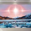 Sunrise Backdrop Tapestry Landscape Bedroom Decorative Wall Tapestry Room Bedside Tapestry Painting Wall Art; 43x59 inch