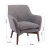 Parkton Accent Chair in Performance Fabric - Ashen Grey