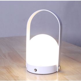 LED Charging Table Lamp Outdoor Camping Dining (Option: White-220V)