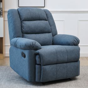 Single Electric Massage Multi-functional Recliner Living Room Bedroom (Option: Blue-Sofa1-USB)