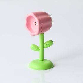 Creative Mini Magnetic Small Night Lamp Flowers (Option: LD34B Pink-45X52X96mm)