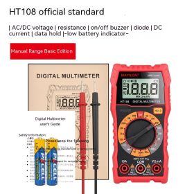 Multimeter High Precision Intelligent Portable (Option: HT108)