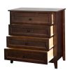 Solid Wood spray-painted drawer dresser bar,buffet tableware cabinet lockers buffet server console table lockers, retro round handle, applicable to th